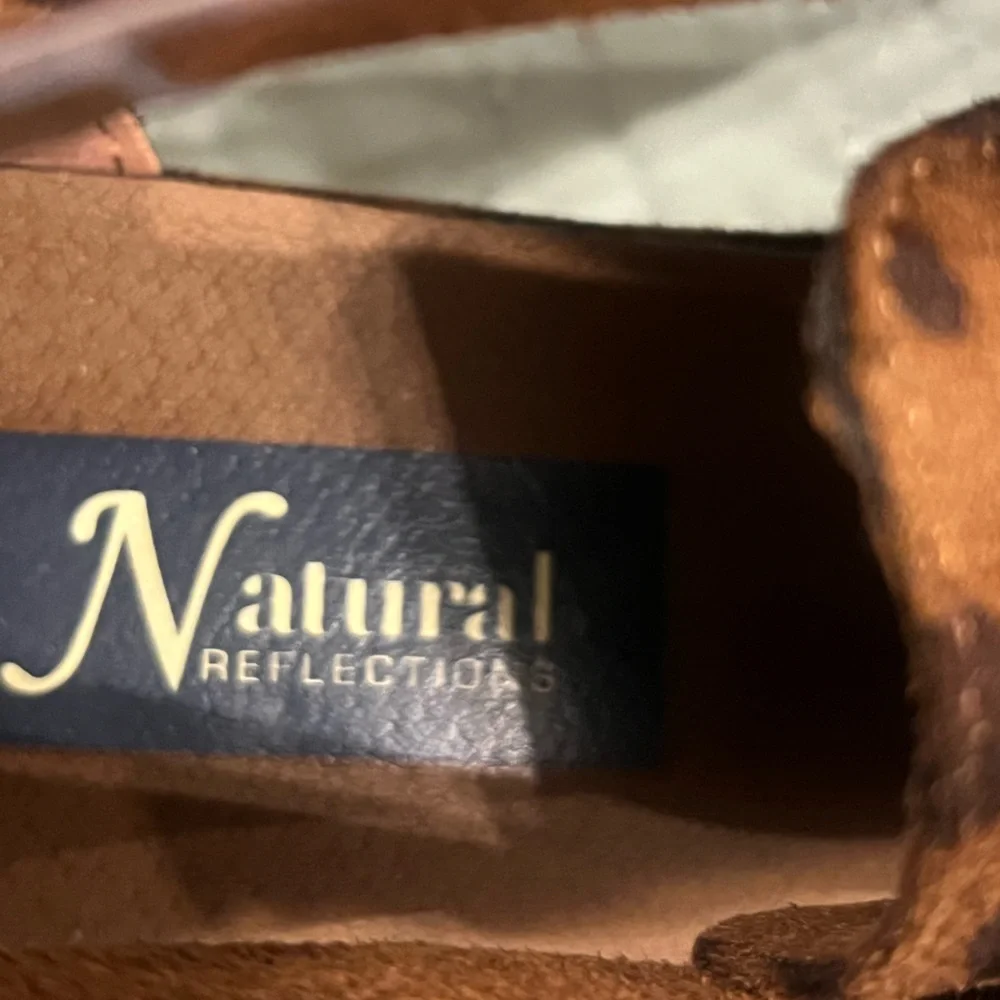 Natural Reflections Cheetah Print Wedge Sneakers- ladies size 9